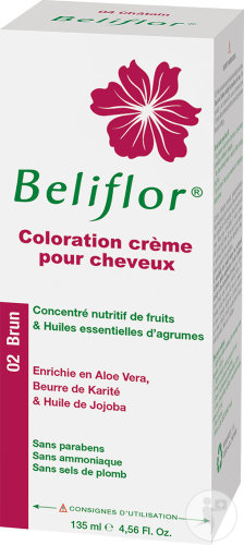 Beliflor Cream Coloring No. 02 Brown 1 Kit