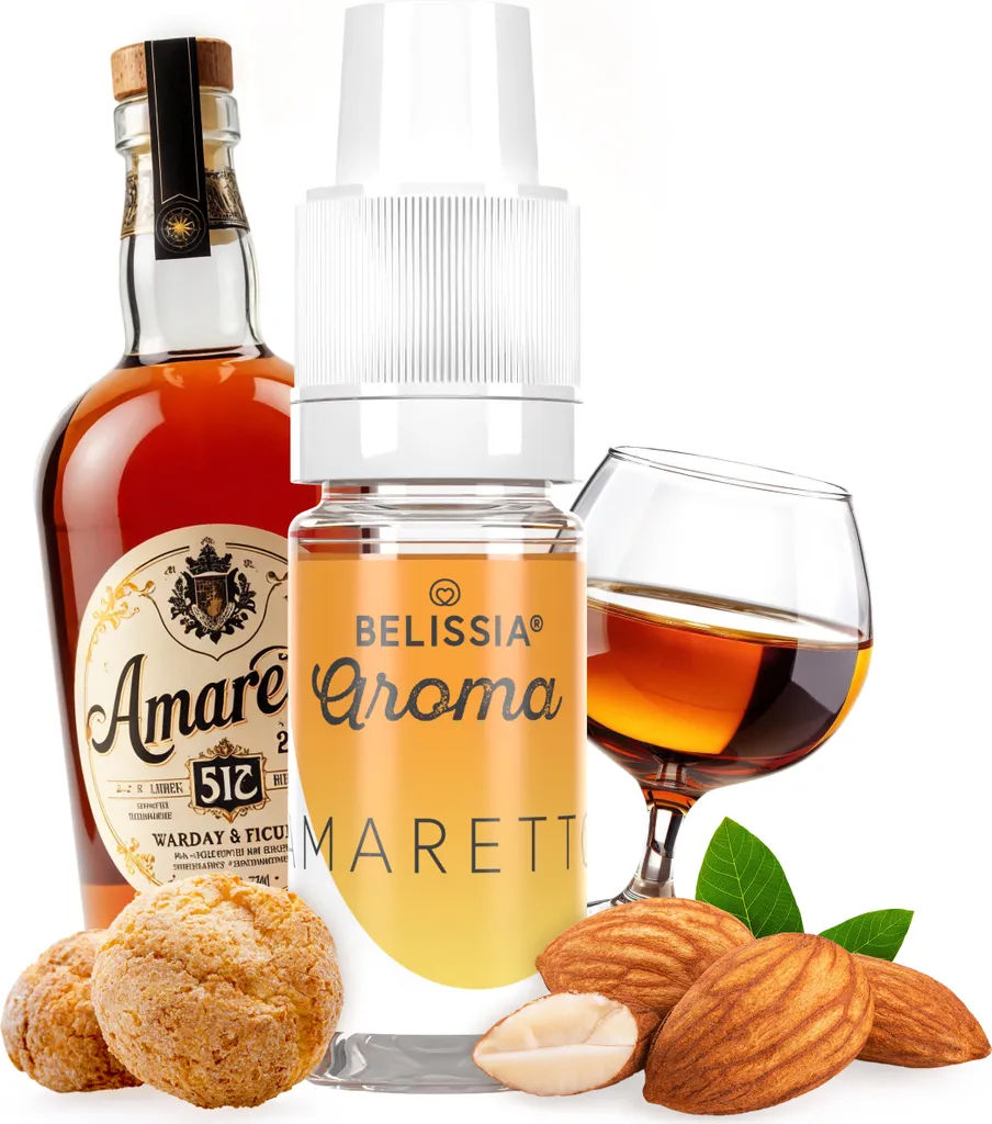 Belissia Food Flavoring - Amaretto - High-Dose Food Flavoring 10ml