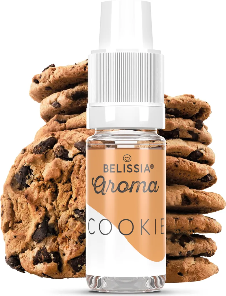 Belissia Food Flavoring Cookie - 10ml High-dose flavor - Calorie-free, Vegan - For food, drinks, shakes, quark, fog machine, diffuser and much more.