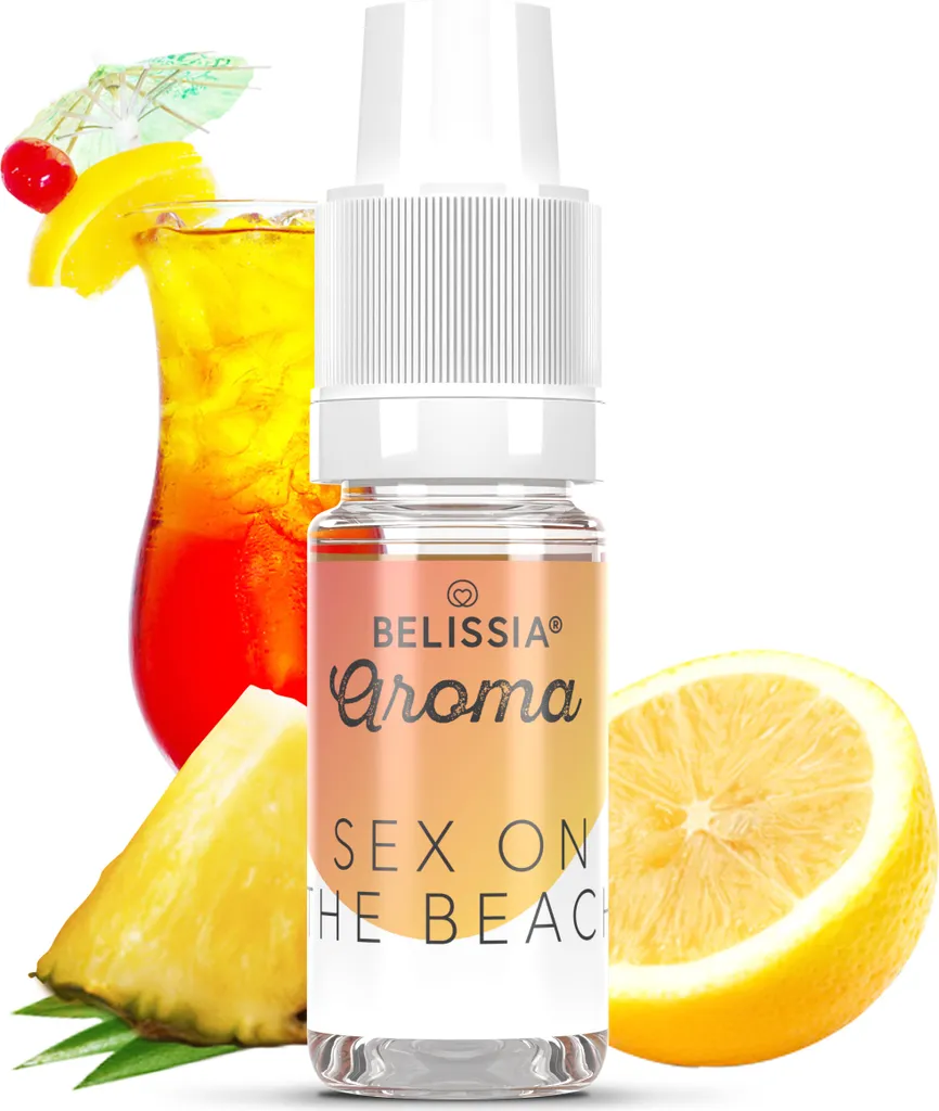 Belissia food flavor Sex on the Beach - 10ml high-dose flavor - calorie-free, vegan - for food, drinks, shakes, quark, fog machines and much more.