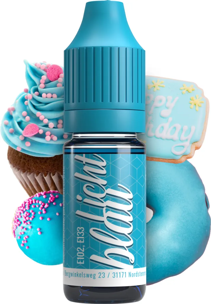 Belissia Food Coloring Light Blue - 10ml liquid & highly concentrated - Food-safe food coloring for baking, cooking, fondant & DIY - vegan