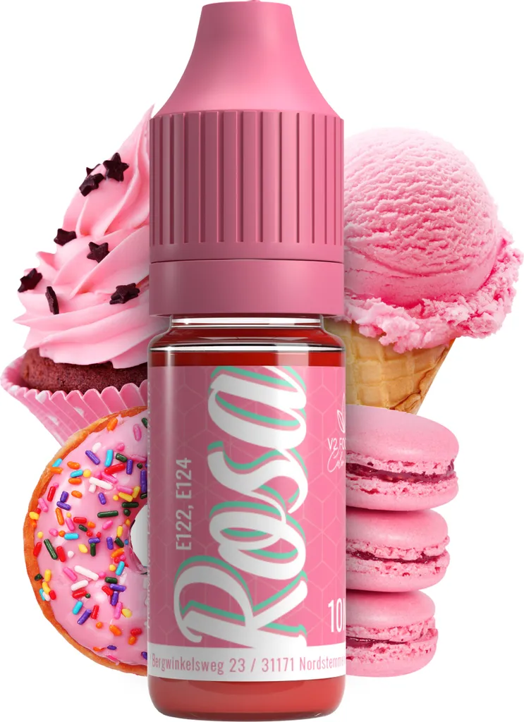 Belissia Food Coloring Pink - 10ml liquid & highly concentrated - Food-safe food coloring for baking, cooking, fondant & DIY - vegan