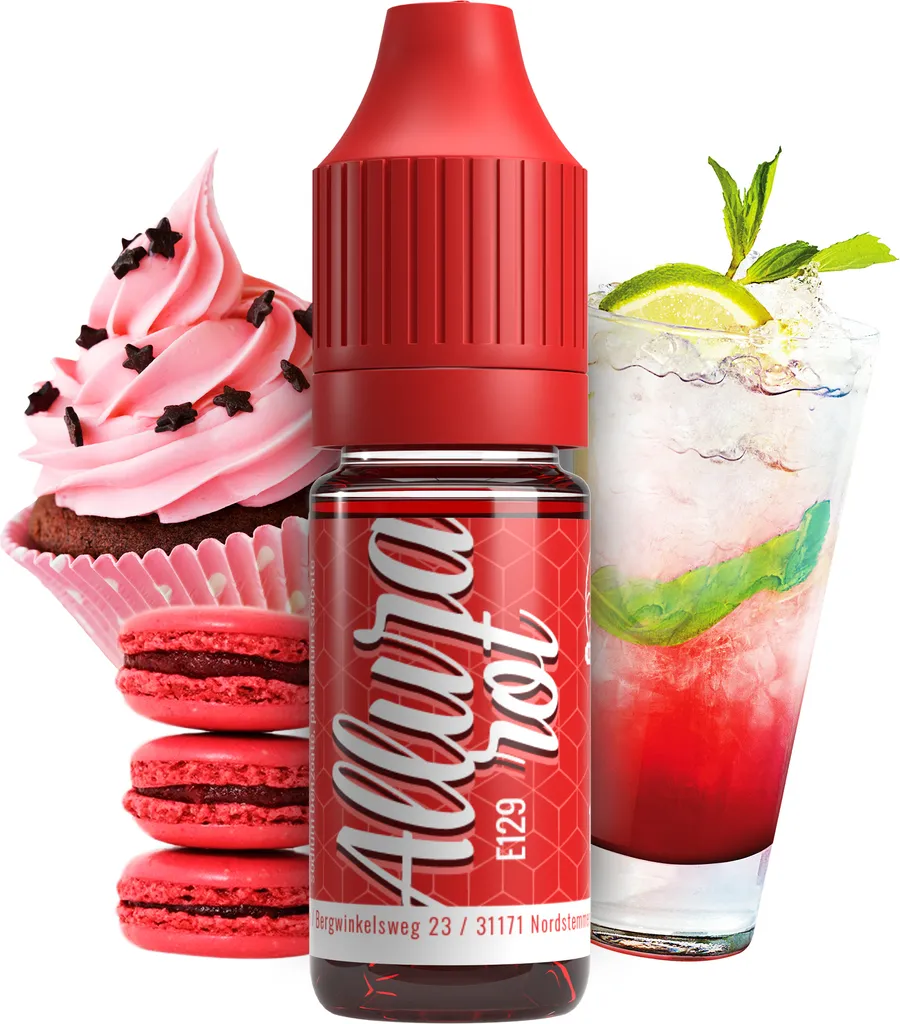 Belissia Food Coloring Red - 10ml liquid & highly concentrated - Food-safe food coloring for baking, cooking, fondant & DIY - vegan