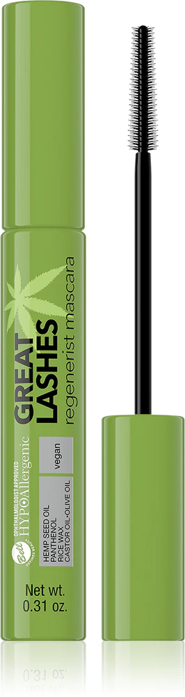 Bell Hypoallergenic volume mascara for curled eyelashes