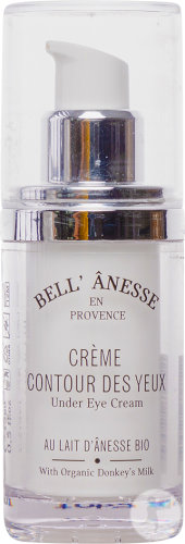 BellAnesse eye cream with organic donkey milk pump bottle 15ml