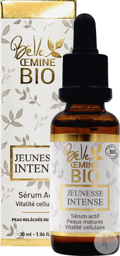 Belle Oemine Active Serum Intensive Youth For Mature Skin Organic Dropper Bottle 30ml