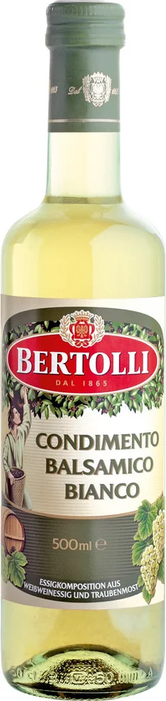 Bertolli Condimento Balsamico Bianco fruity light vinegar 500ml