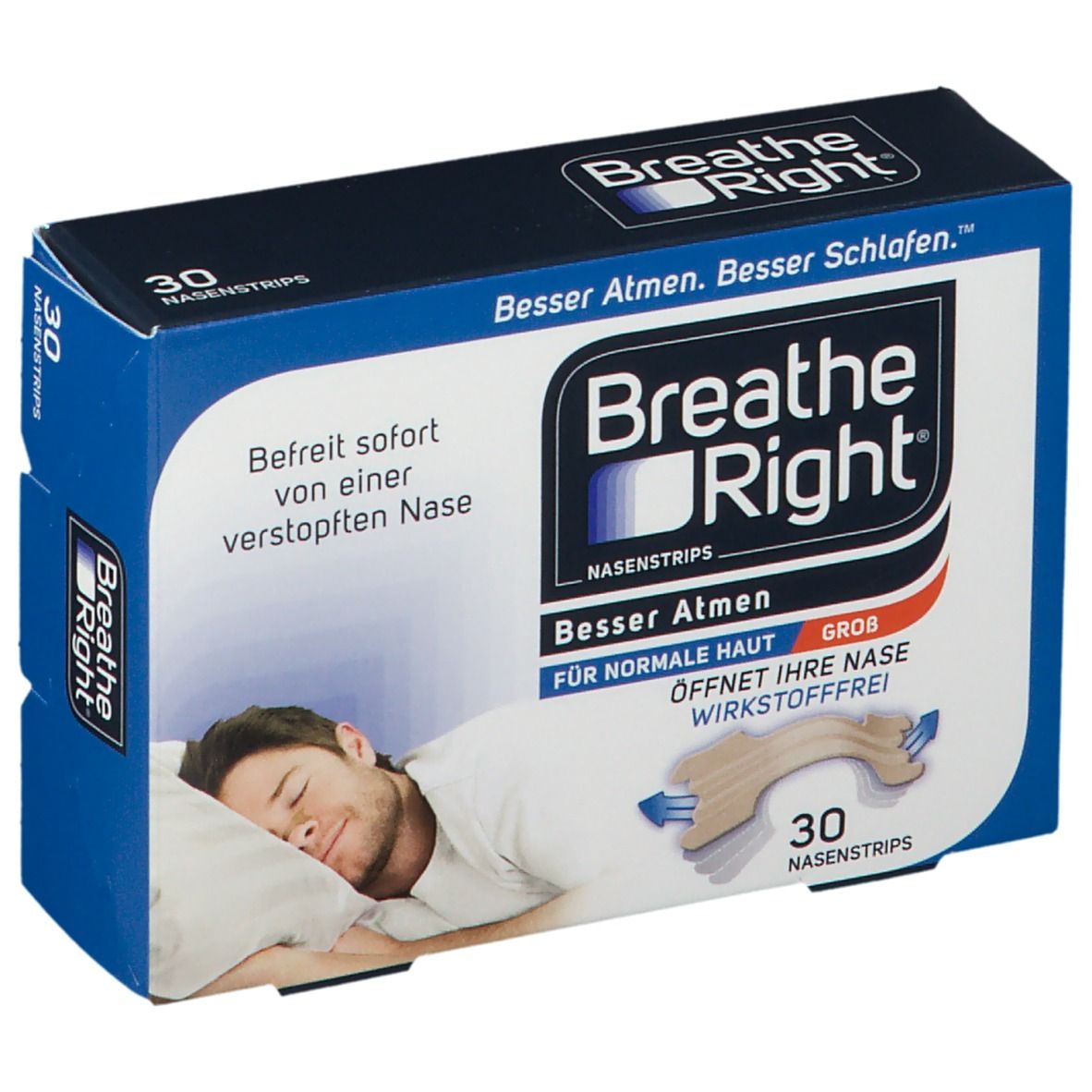Breathe breathe right nose strips beige, large
