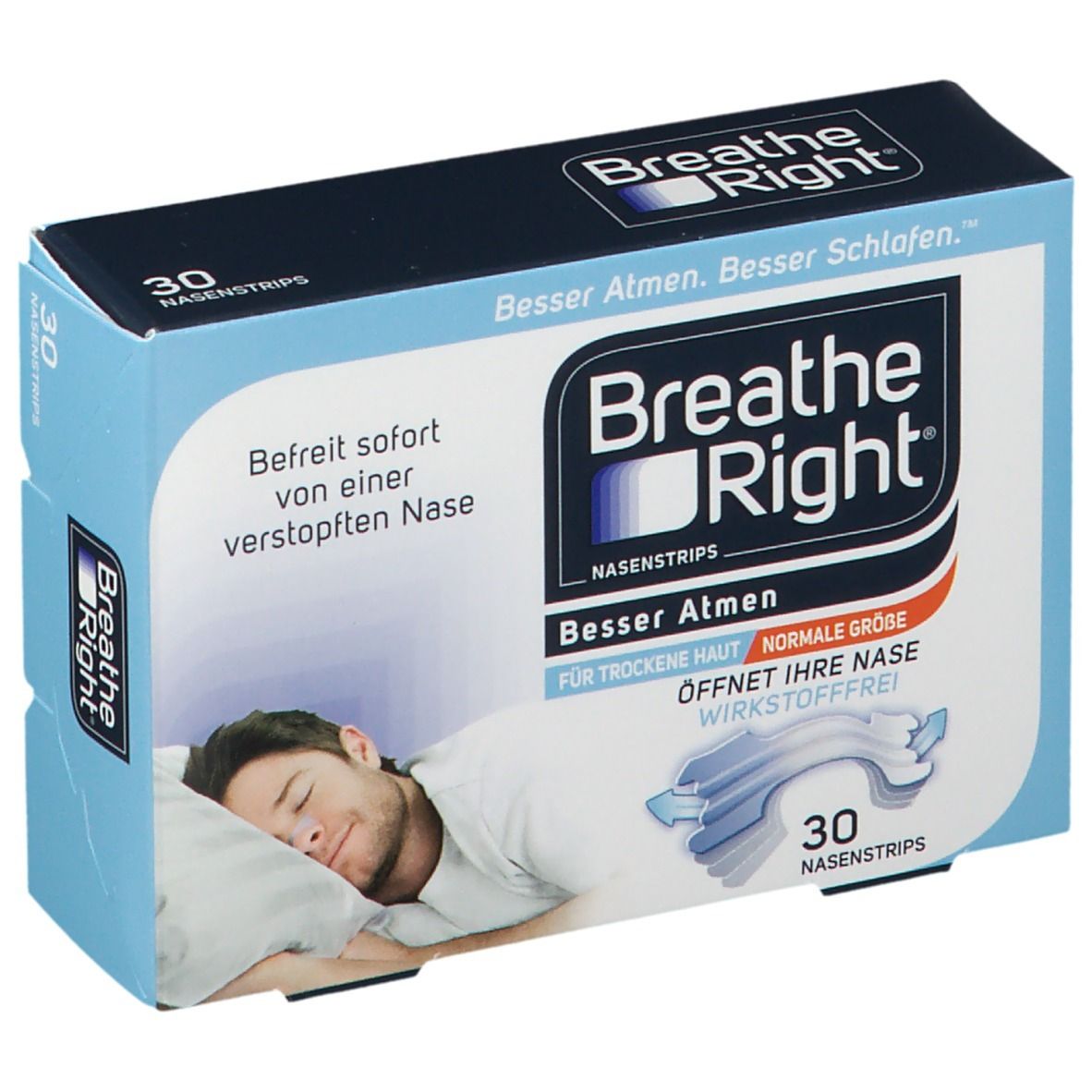 Breathe breathe right nose strips transparent, normal