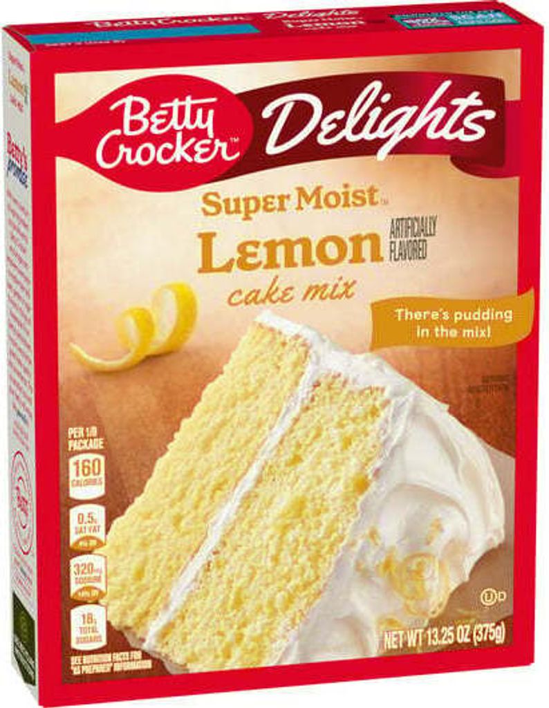 Betty Crocker Super Moist Lemon Cake Mix 375g