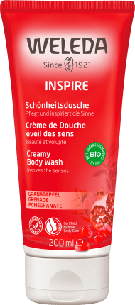 WELEDA Cream shower Inspire Pomegranate, 200 ml