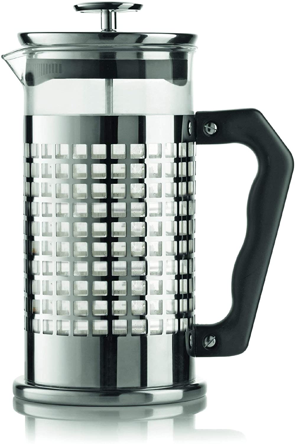 Bialetti 1 Litre 8 Cup Bialetti Trend Cafetiere, Silver