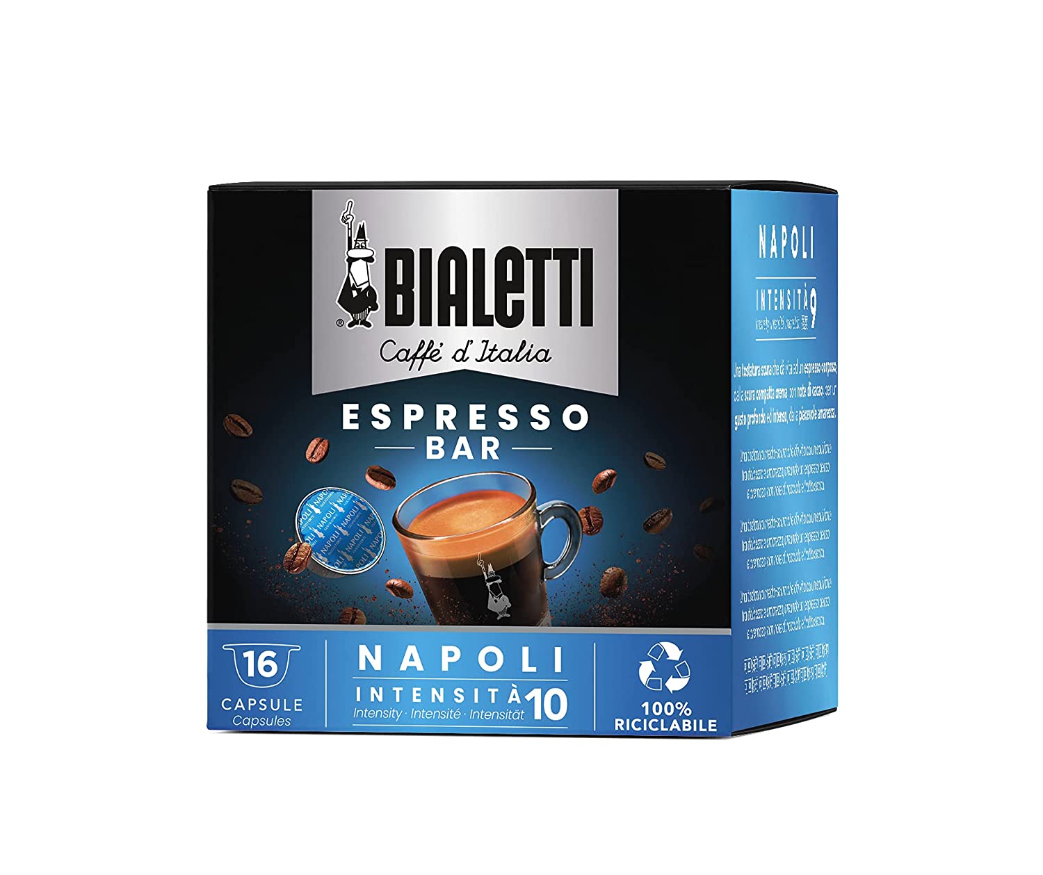 Bialetti Napoli 96080093/M Coffee Capsules – Pack of 16