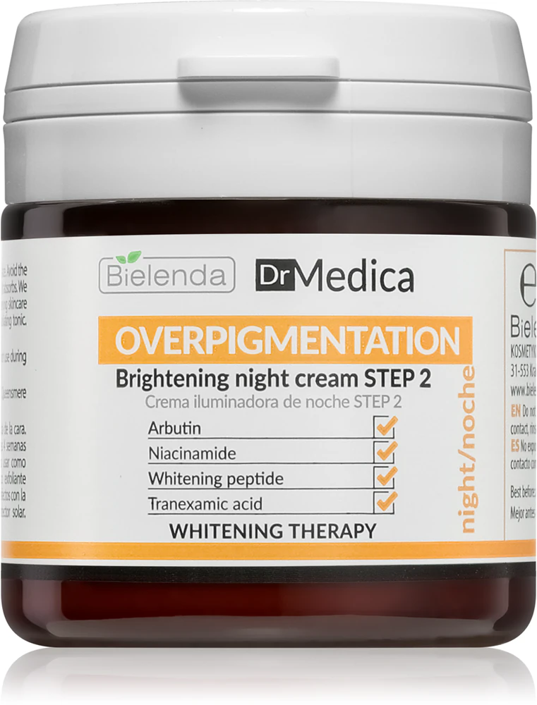 Bielenda Dr Medica Overpigmentation Brightening Night Cream For hyperpigmented skin