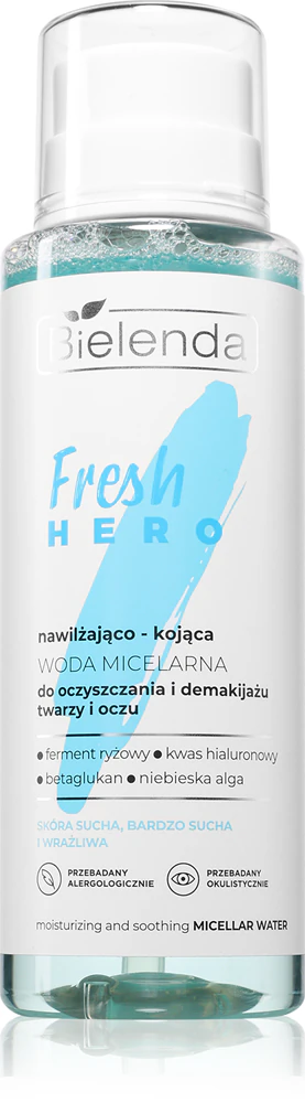 Bielenda Fresh Hero moisturizing micellar water with soothing effect