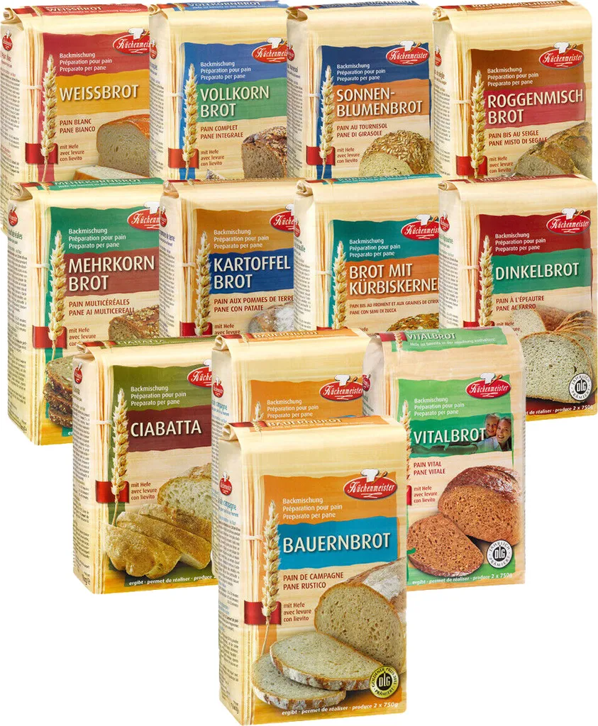 BIELMEIER 12-piece 1000g bread mix introductory set