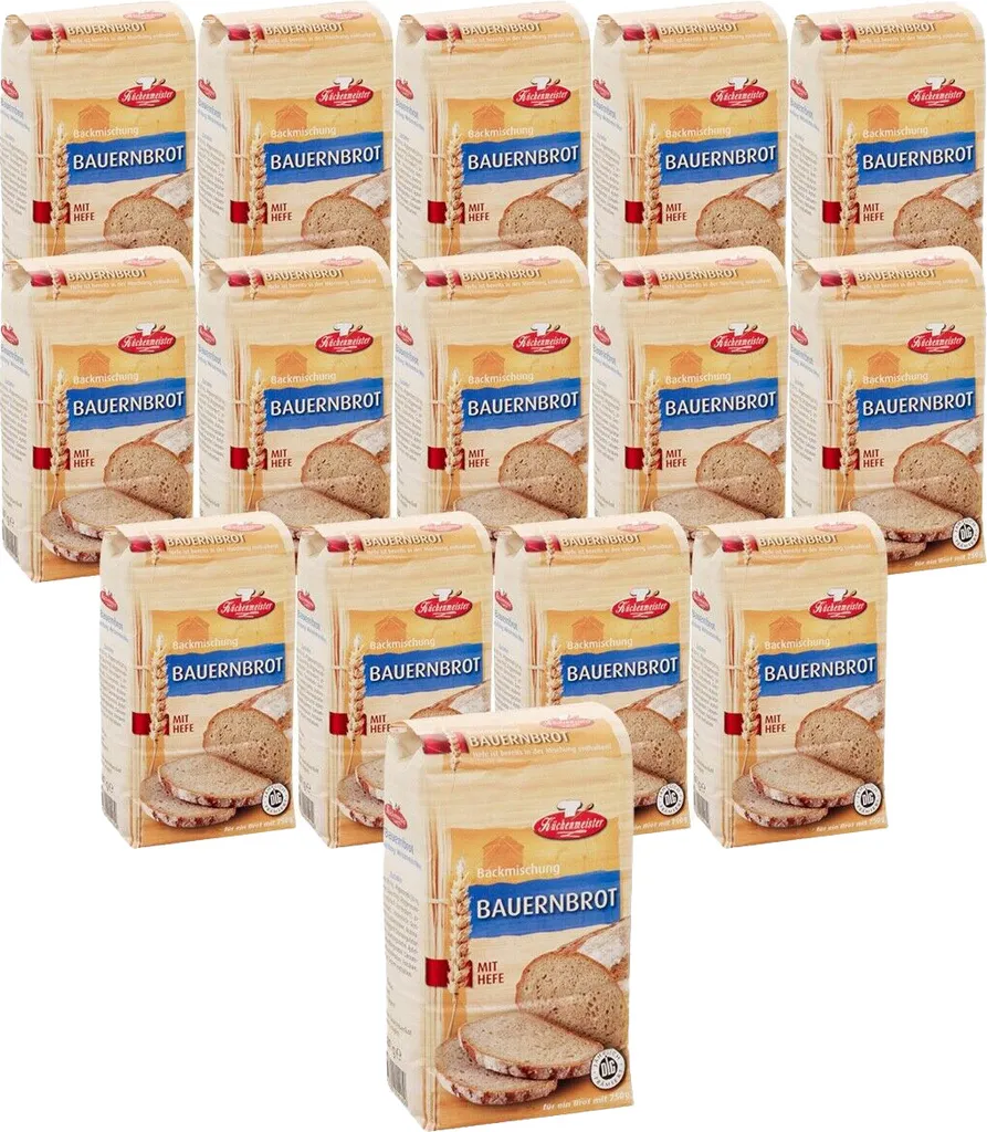 BIELMEIER Bread Mix Farmhouse Bread 15 pieces á 500g Küchenmeister Enjoy fresh bread every day Baden-Württemberg
