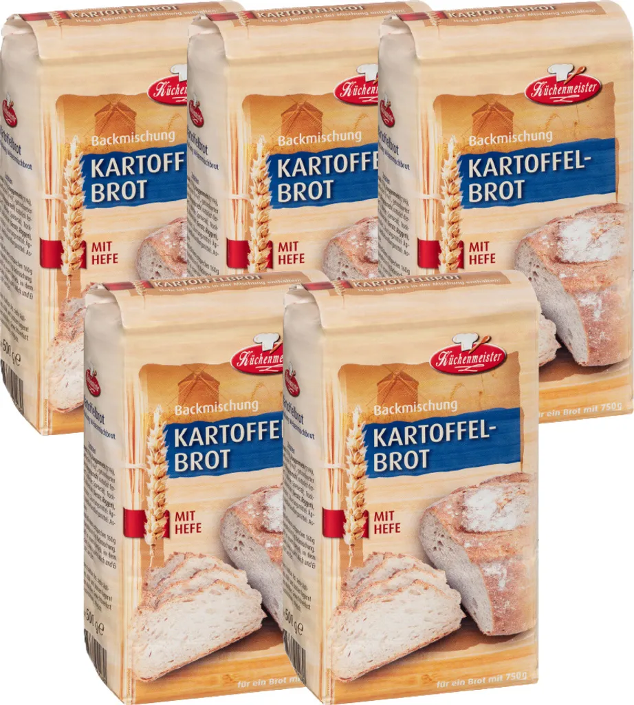 BIELMEIER Bread Mix Potato Bread 5 pieces á 500 g Küchenmeister