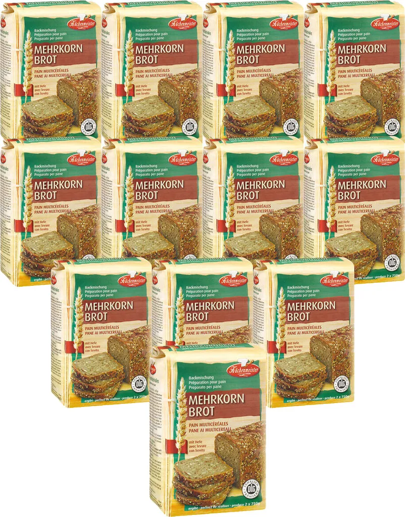 BIELMEIER Bread Mix Multigrain Bread 12 pieces á 1000 g Küchenmeister