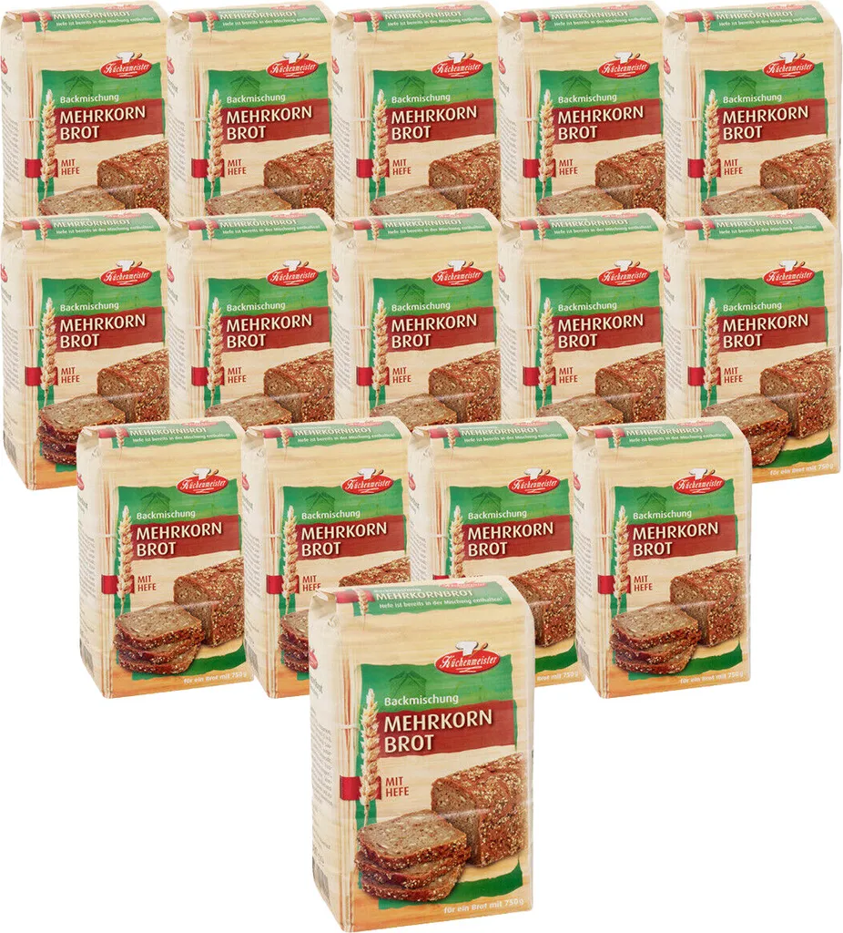 BIELMEIER Bread Mix Multigrain Bread 15 pieces á 500g Küchenmeister Enjoy fresh bread every day Baden-Württemberg
