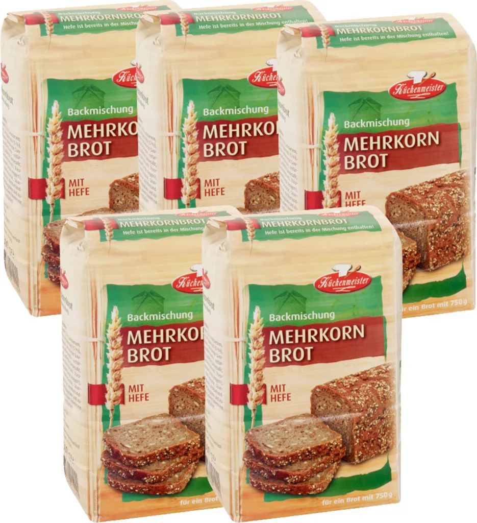 BIELMEIER Bread Mix Multigrain Bread 5 pieces á 500g Küchenmeister