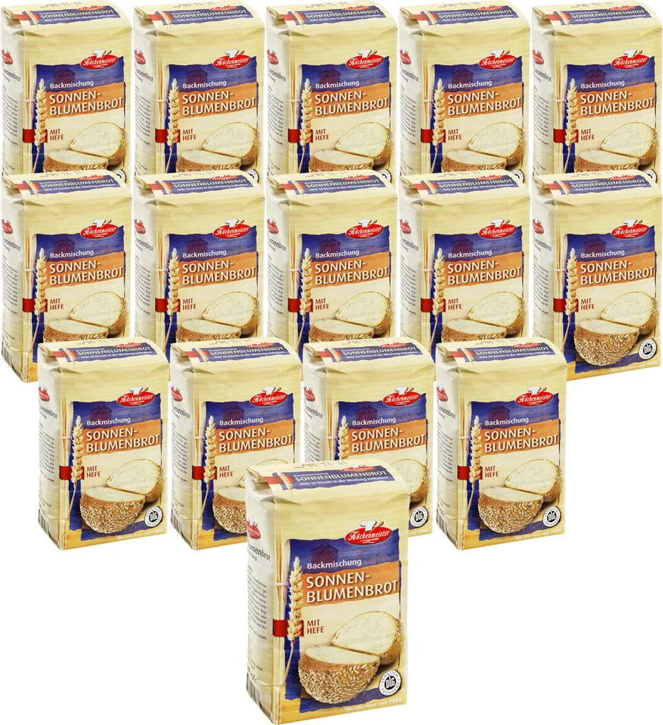 BIELMEIER Bread Mix Sunflower Bread 15 pieces á 500g Küchenmeister Enjoy fresh bread every day Baden-Württemberg