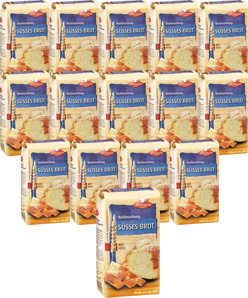 BIELMEIER Bread Mix Sweet Bread 15 pieces á 500g Küchenmeister Enjoy fresh bread every day Baden-Württemberg