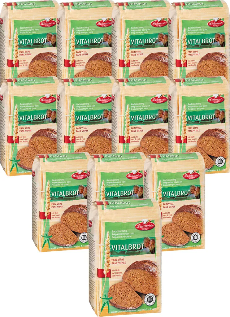 BIELMEIER Bread Mix Vital Bread 12 pieces á 1000 g Küchenmeister