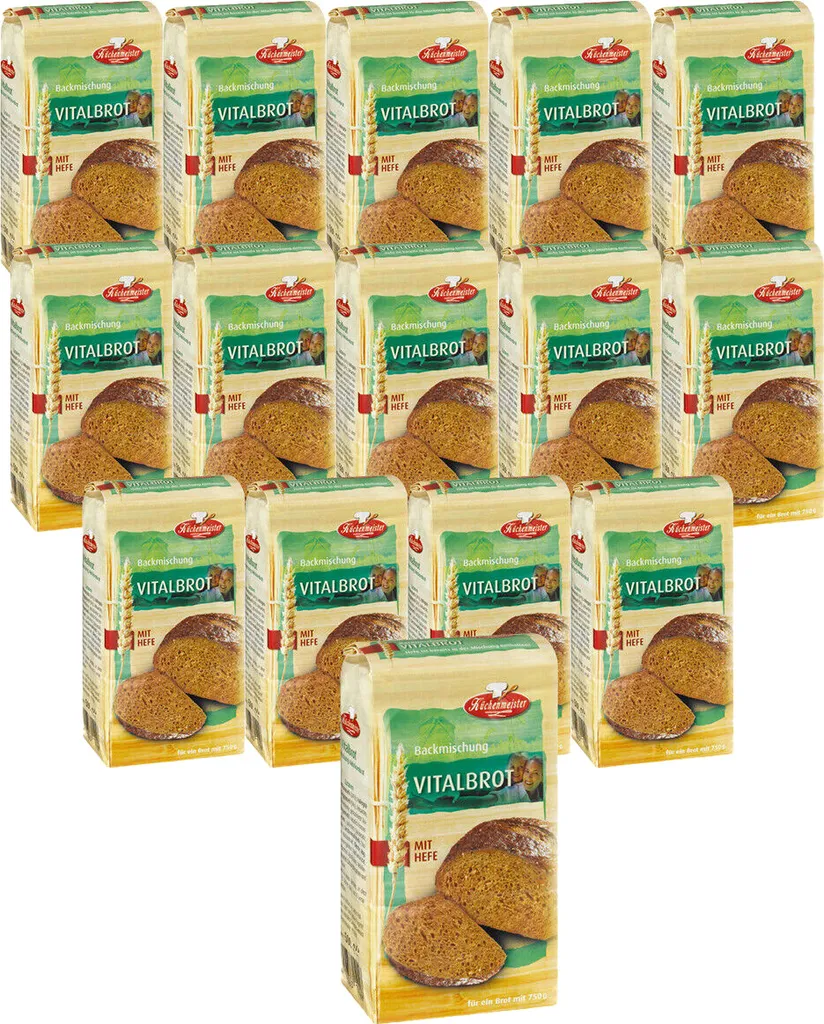 BIELMEIER Bread Mix Vital Bread 15 pieces á 500g Küchenmeister Enjoy fresh bread every day Baden-Württemberg