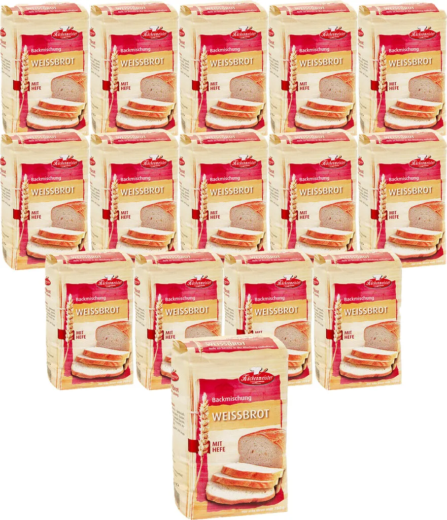 BIELMEIER Bread Mix White Bread 15 pieces á 500g Küchenmeister Enjoy fresh bread every day Baden-Württemberg