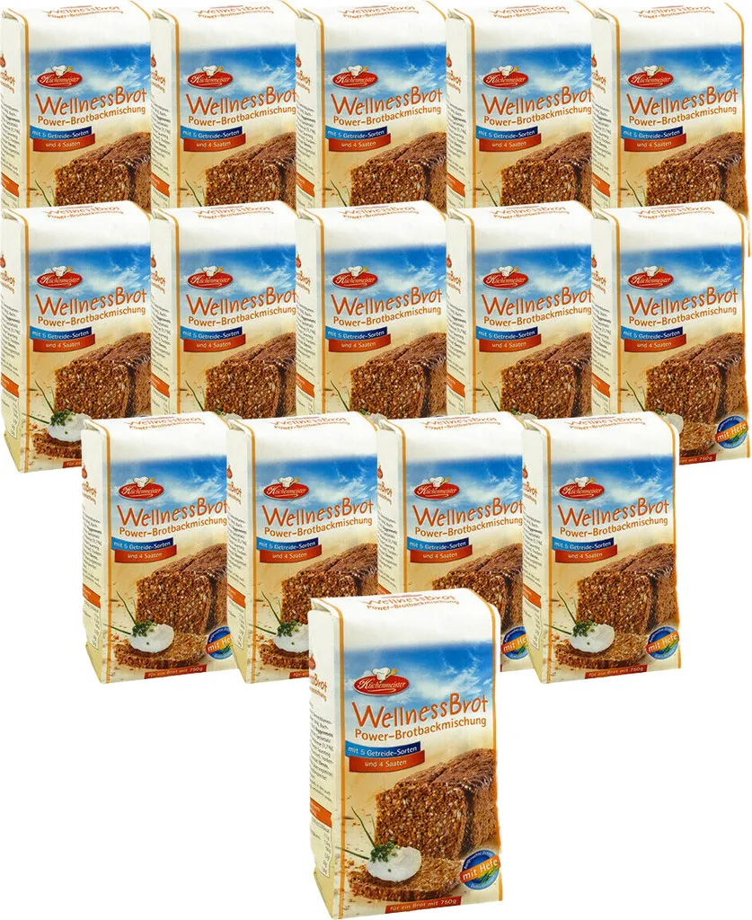 BIELMEIER Bread Mix Wellness Bread Power 15 pieces á 500g Küchenmeister Enjoy fresh bread every day Baden-Württemberg