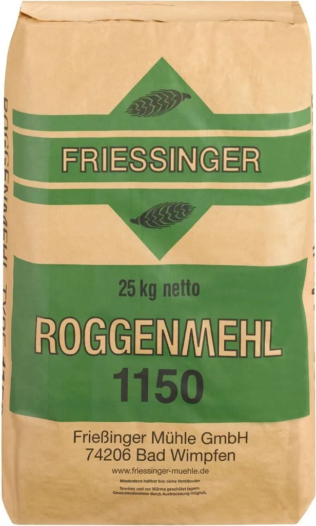 BIELMEIER rye flour T1150 25kg Friessinger