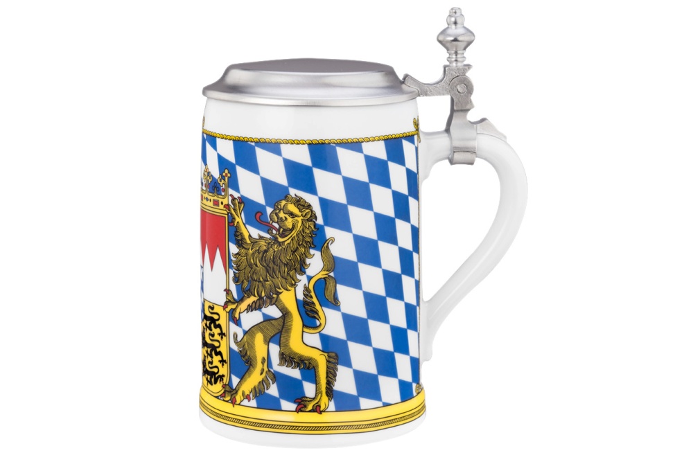 Beer mug with lid 408 0,75 l Additional assortment Bayern Seltmann Weiden