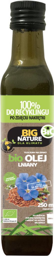 BIG NATURE Kaltgepresstes Leinöl250ml