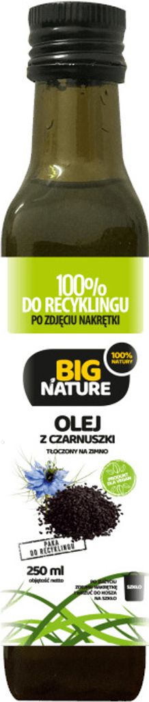 BIG NATURE Kaltgepresstes Schwarzkümmelöl 250 ml