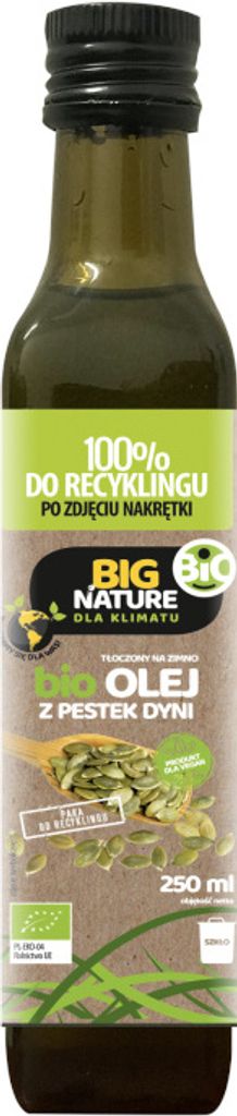 BIG NATURE KaltgepresstesKürbiskernöl 250 ml
