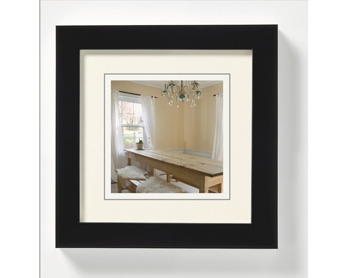 Wooden picture frame Peppers black 30x30 cm