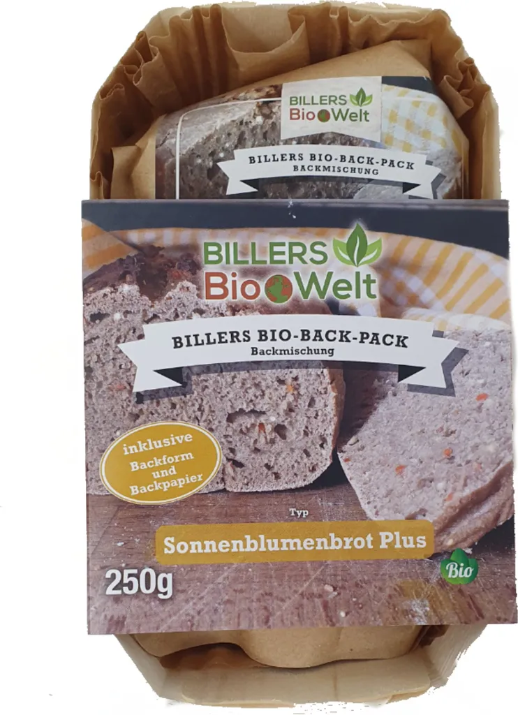 BillersBackpack sunflower bread plus baking mix 250g