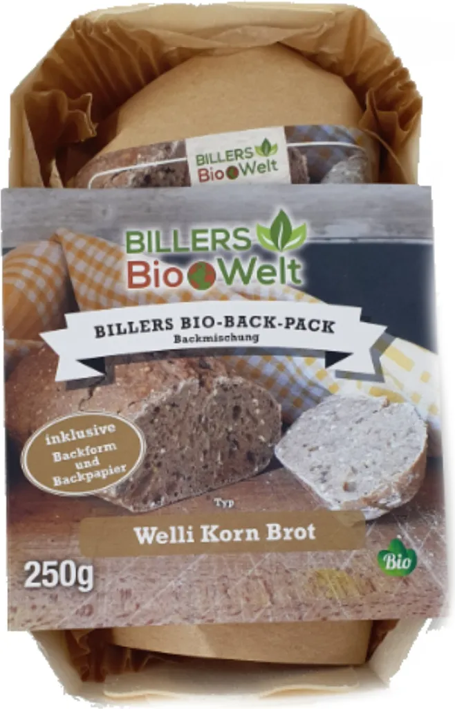 BillersBackpack Welli Korn Bread Baking Mix Crispy 250g