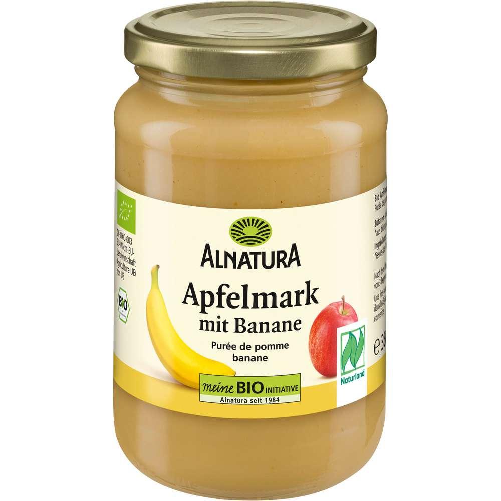 Organic apple puree with banana