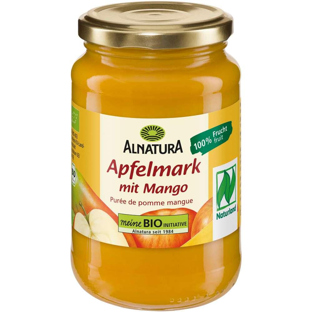 Organic apple puree with mango