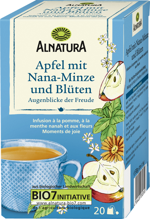 Organic Apple Tea with Nana Mint & Flowers