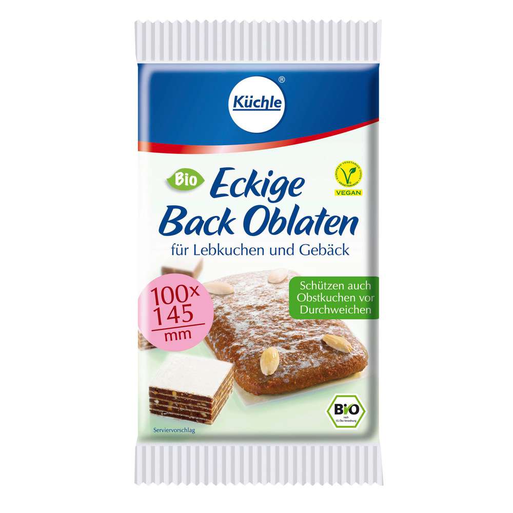 Organic baking wafers square