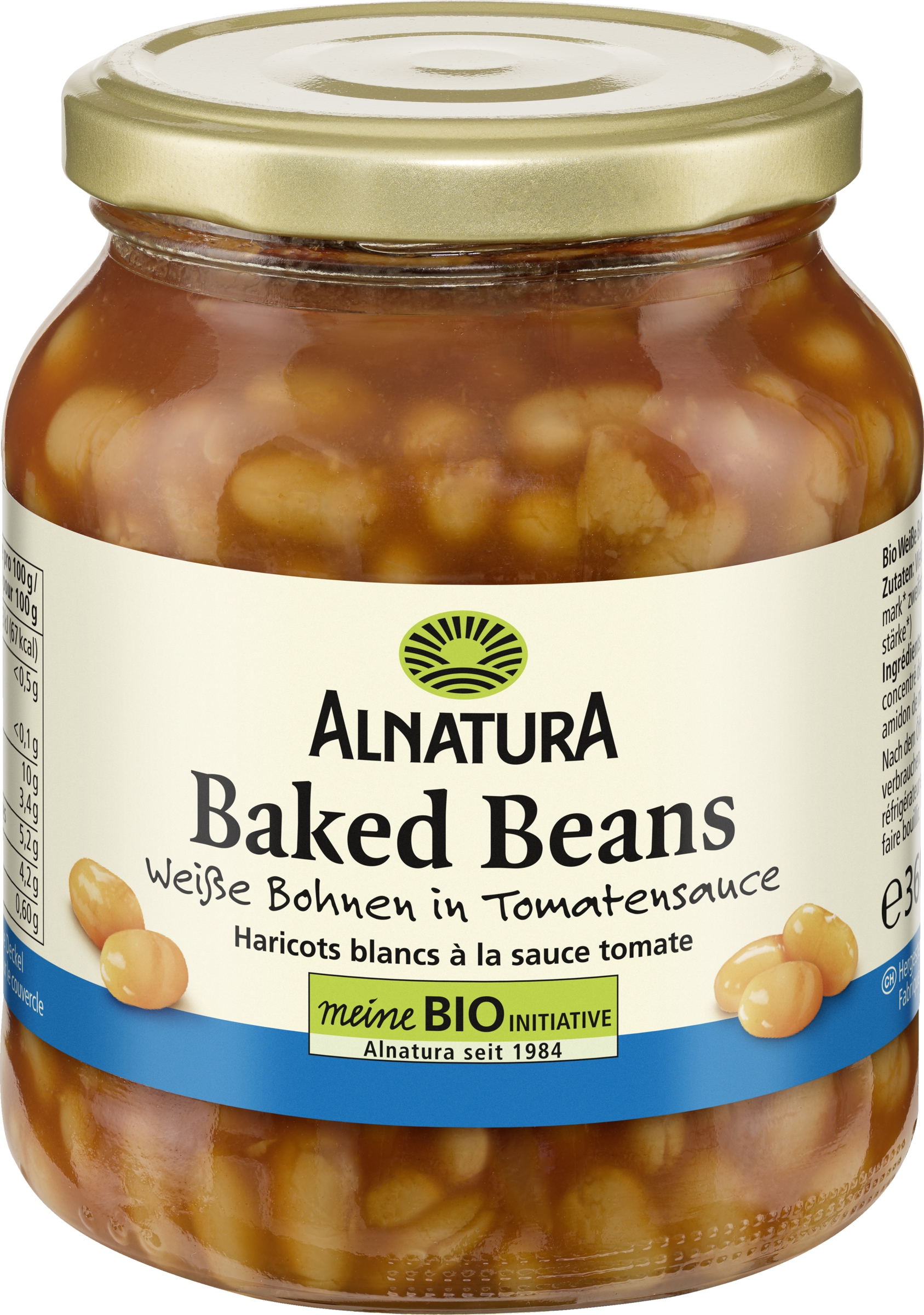 Organic baked beans