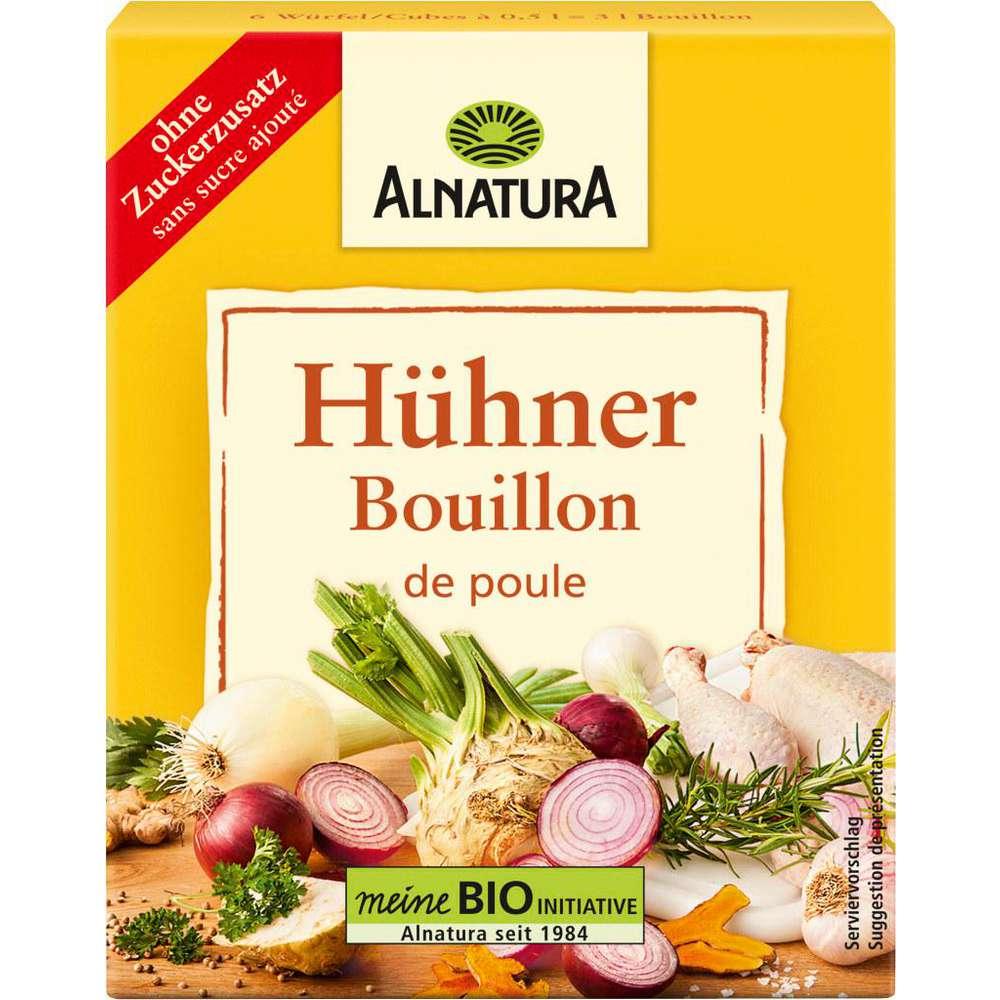 Organic stock cubes, chicken bouillon