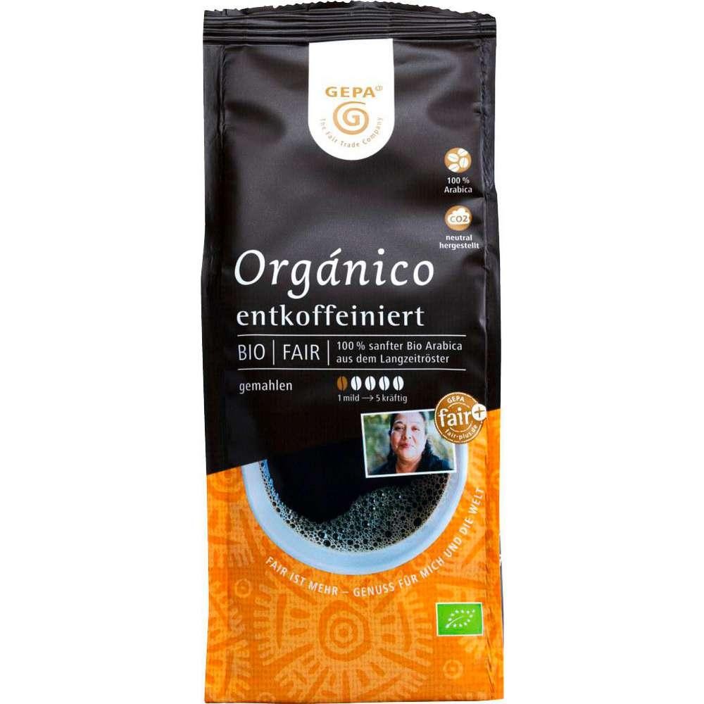 Organic Café Orgánico decaffeinated, ground