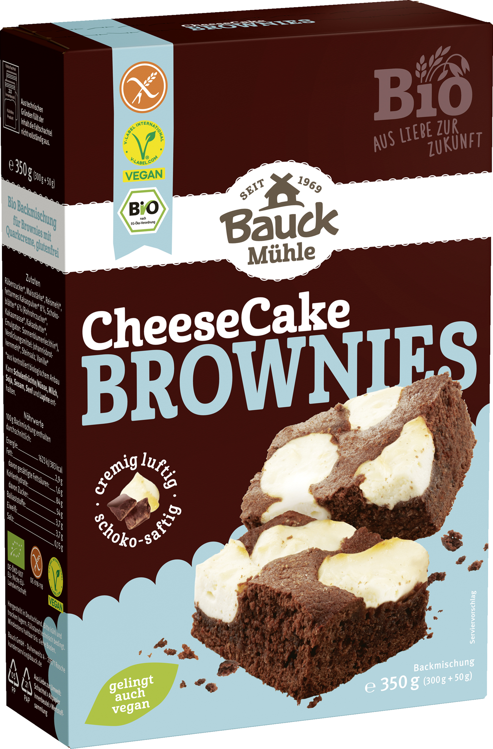 Organic Cheesecake Brownies Baking Mix