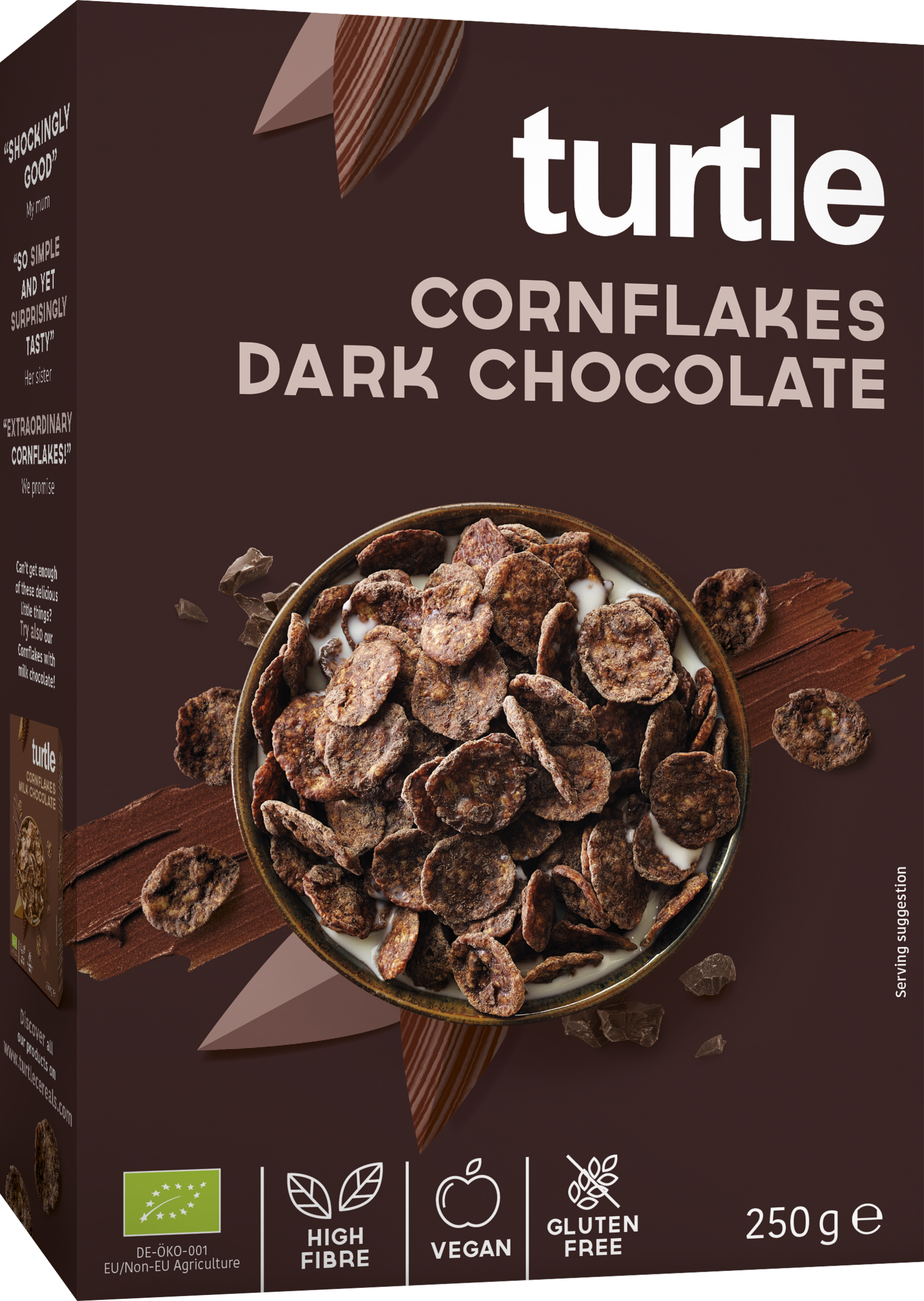 Turtle Organic Cornflakes Dark Chocolate