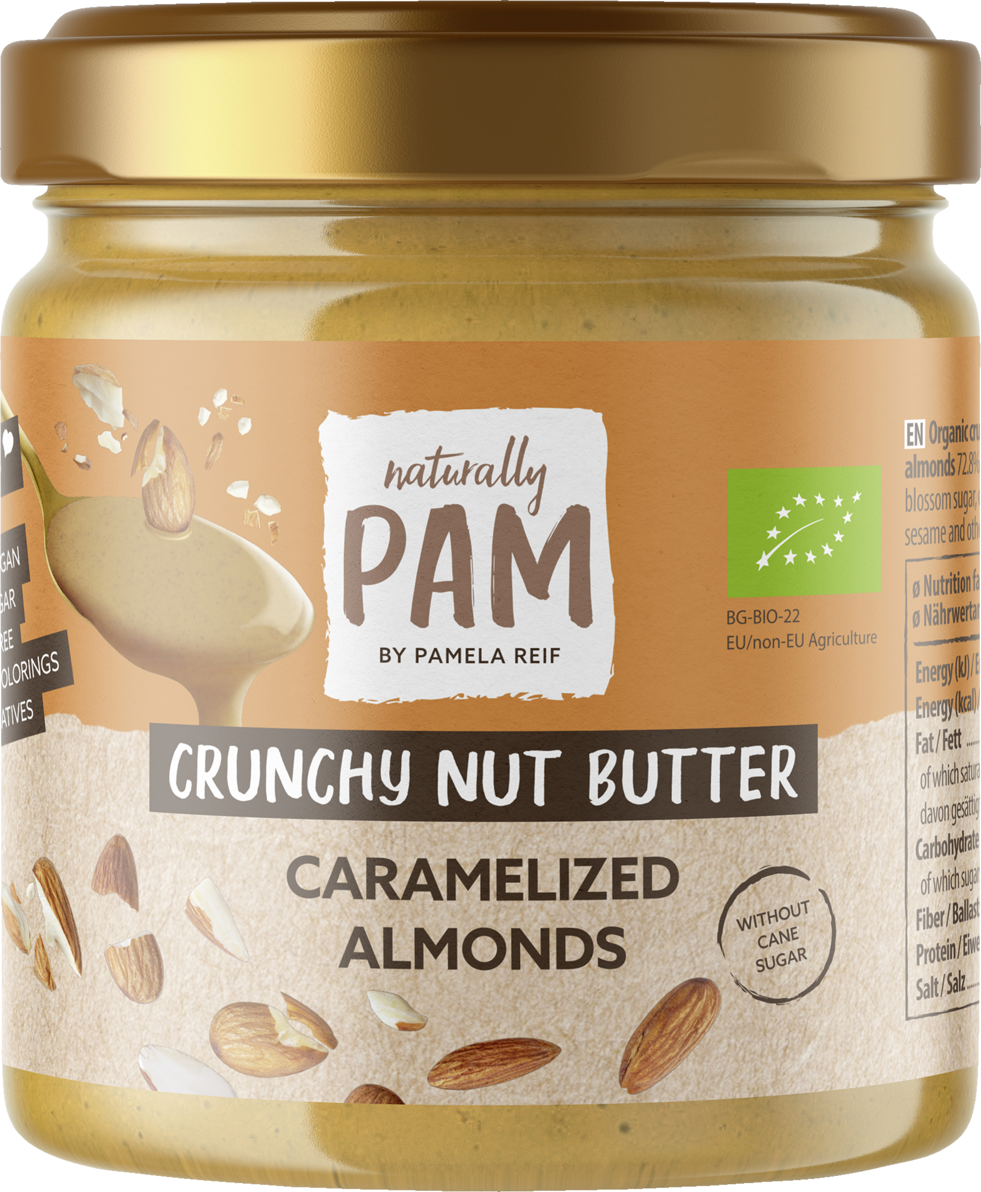 Organic Crunchy Nut Butter Caramelized Almonds