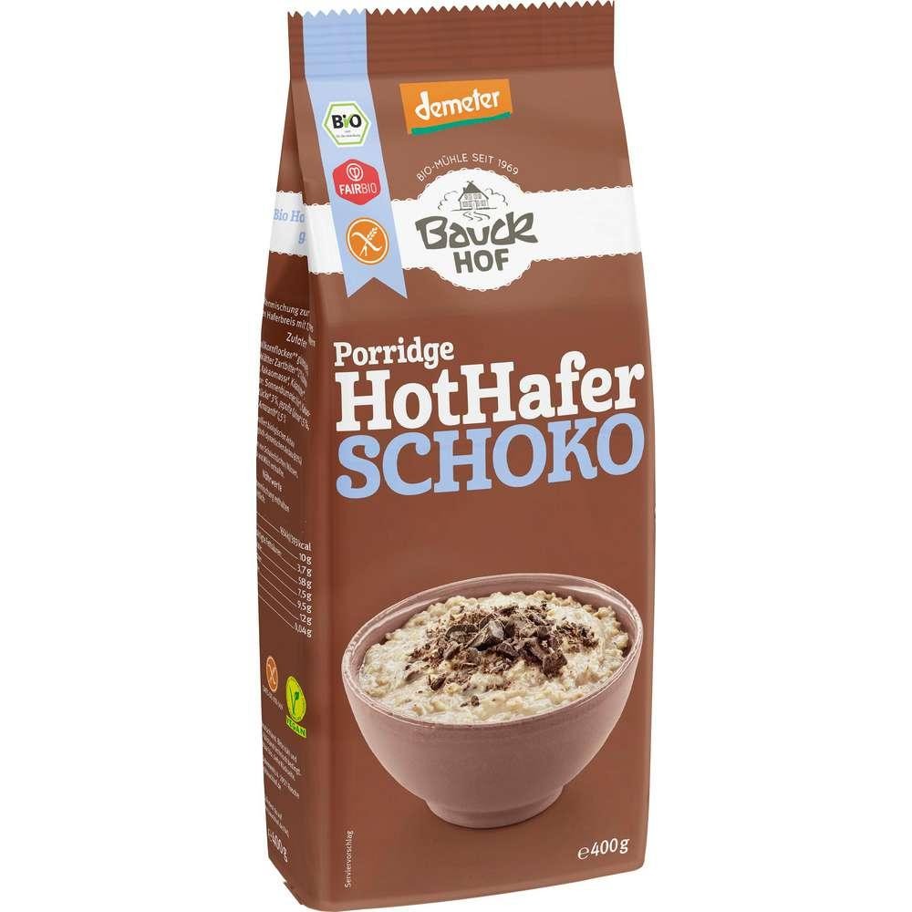 Organic Demeter porridge hot oats, chocolate